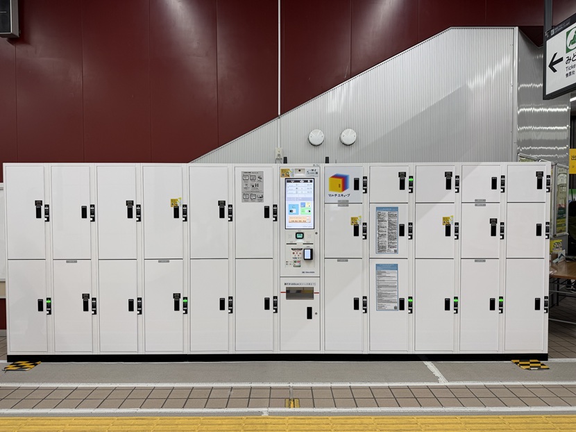 盛岡駅2階コインロッカーの様子（現地写真）