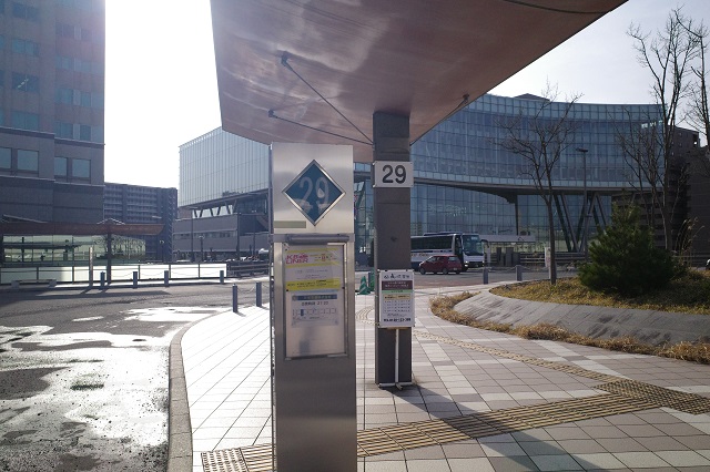 盛岡駅西口高速バス乗り場29番乗り場の写真