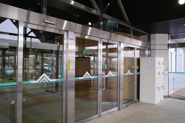 くりこま高原駅のコインロッカーの設置場所の写真
