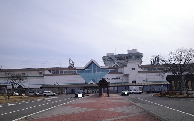 くりこま高原駅のタクシー乗り場の写真
