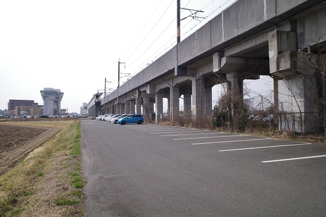 赤丸二番の無料駐車場の写真