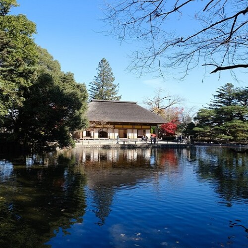 有備館の紅葉の写真