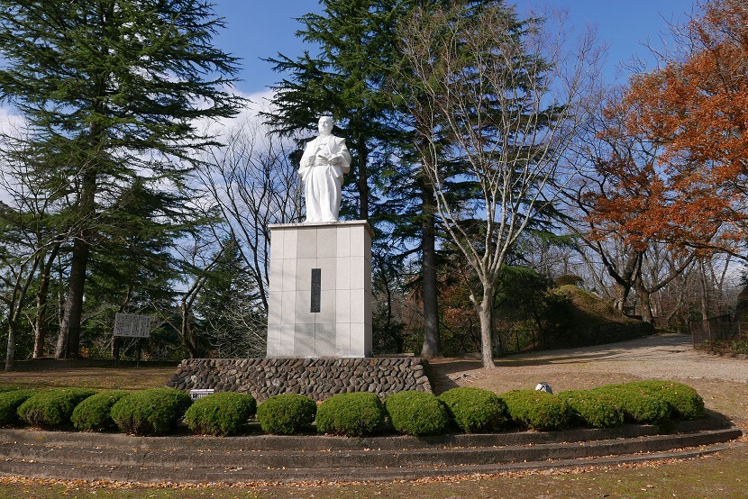 岩出山城址公園の伊達政宗像