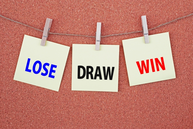 負けるが勝ちのイメージ写真