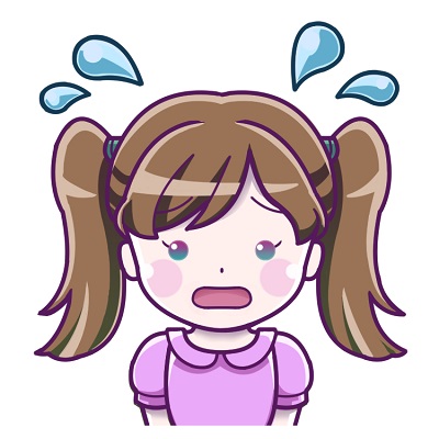 とまどう人のイラスト画像