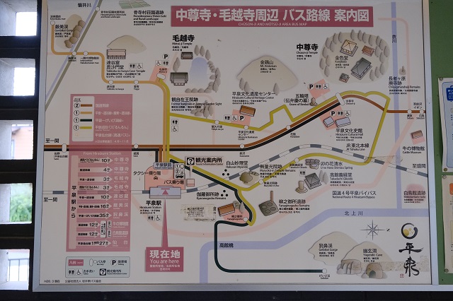 るんるん号バスの運行マップ