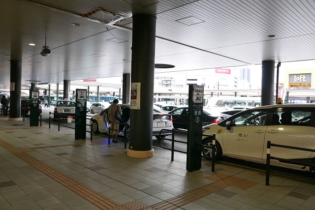 仙台駅タクシー乗り場の西口の風景写真