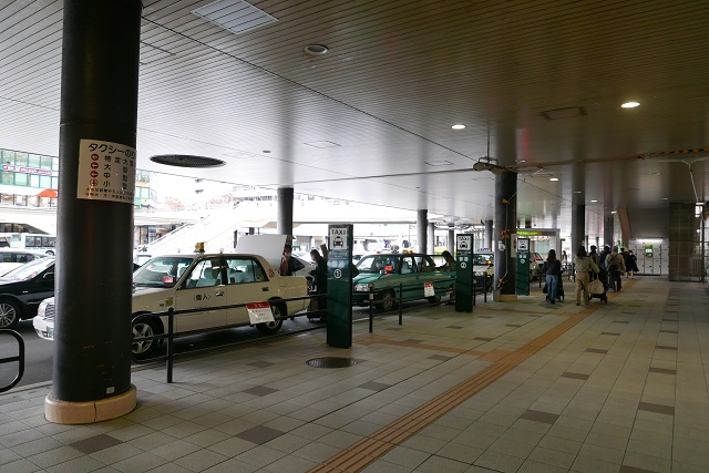 仙台駅タクシー乗り場の西口の風景写真