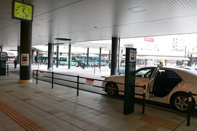 仙台駅タクシー乗り場の西口の風景写真