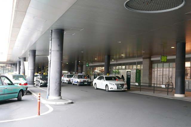 仙台駅タクシー乗り場の西口の風景写真
