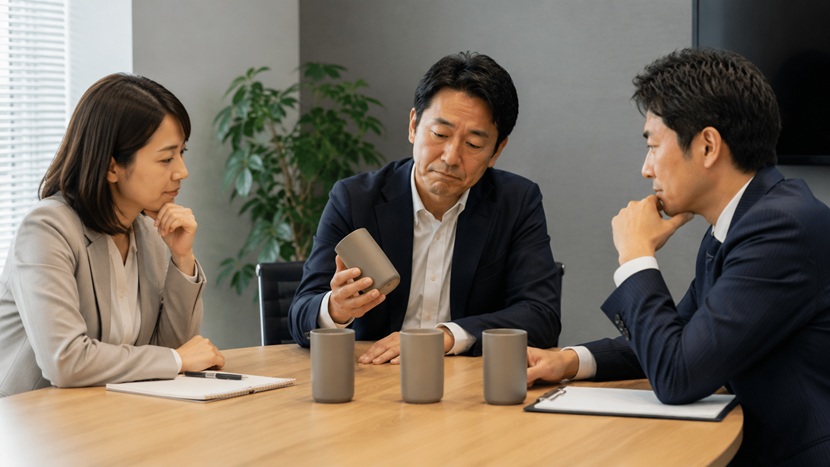 似た性能の商品を比較して大きな違いがない様子