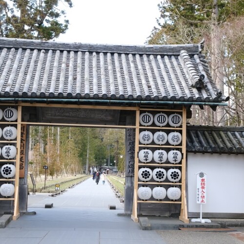 12月の松島瑞巌寺の風景写真