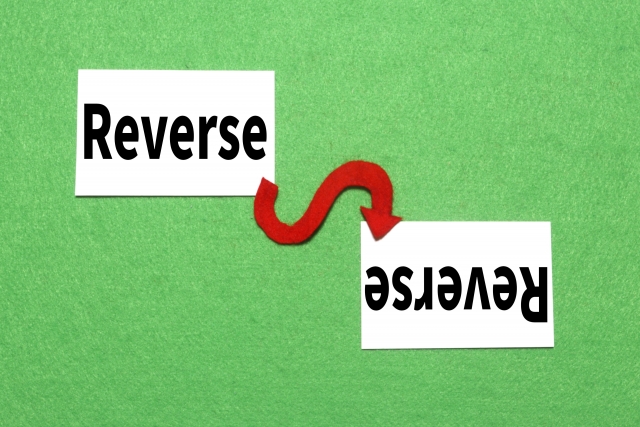 逆手に取るのイメージ写真