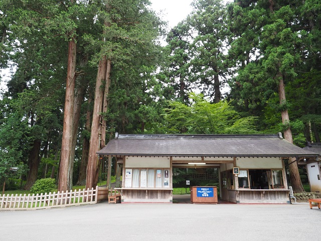 金色堂の入場口の写真