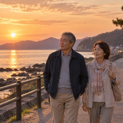 長い人生の苦楽をともに経験してきた日本人夫婦