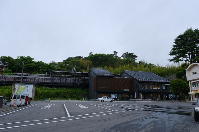 松島海岸駅の全景写真