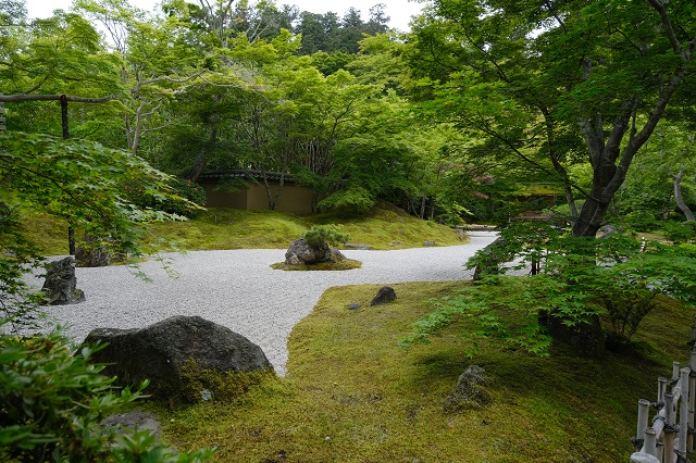 円通院の日本庭園の風景写真