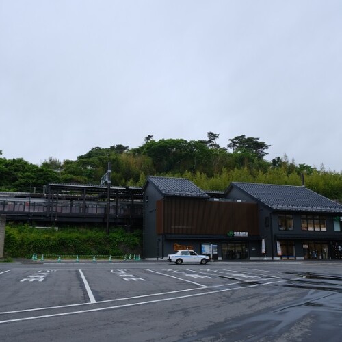 松島海岸駅の全景写真