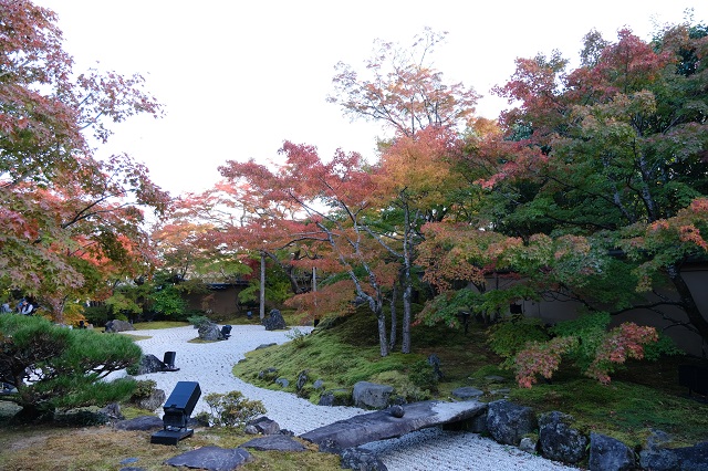 円通院の紅葉の写真