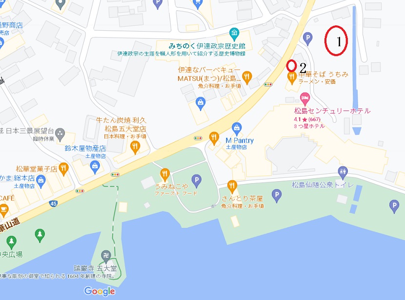 松島大駐車場の写真