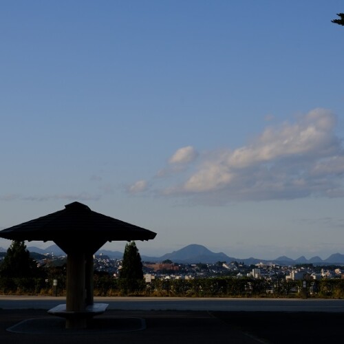 仙台城址公園の風景写真