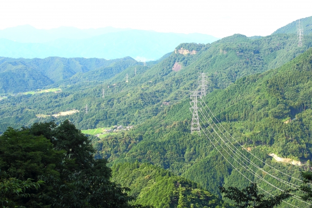 山を張るのイメージ写真