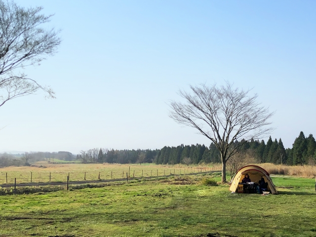 山を張るのイメージ写真