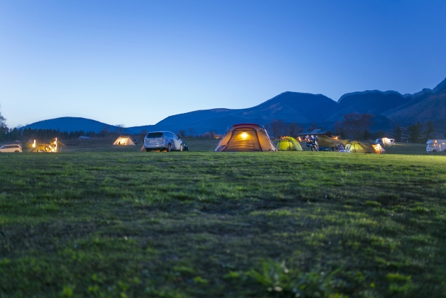 山を張るのイメージ写真