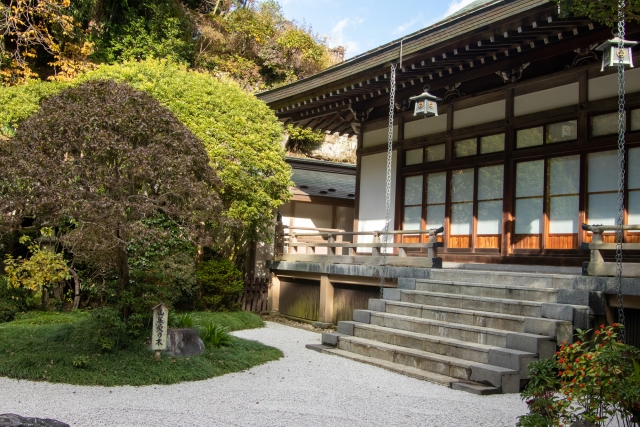 鎌倉の歴史ある風景の写真