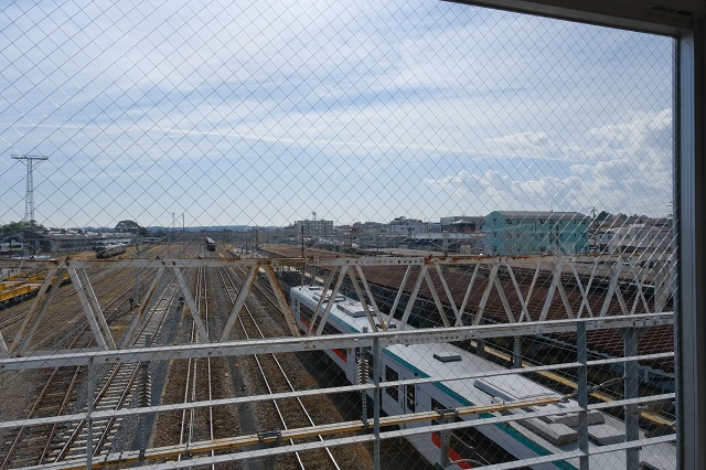 東西連絡通路からの風景写真