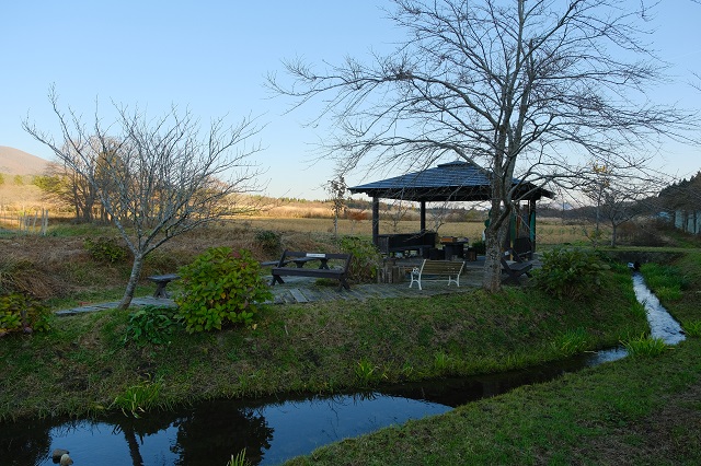 境田駅前の分水嶺の風景写真