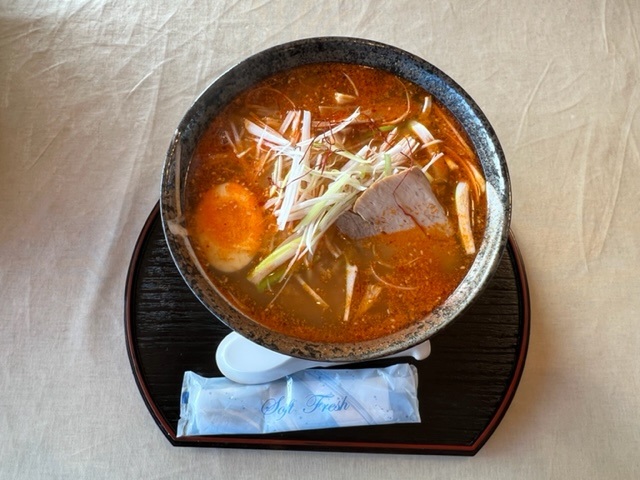 松原食堂のネギ味噌ラーメン