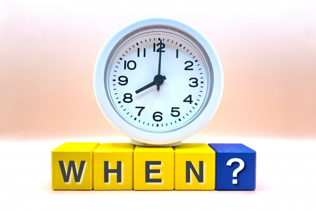 適時のイメージ写真