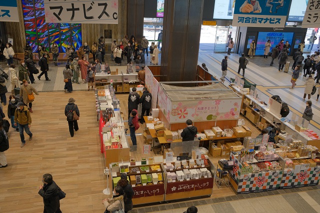 和菓子祭りの風景写真