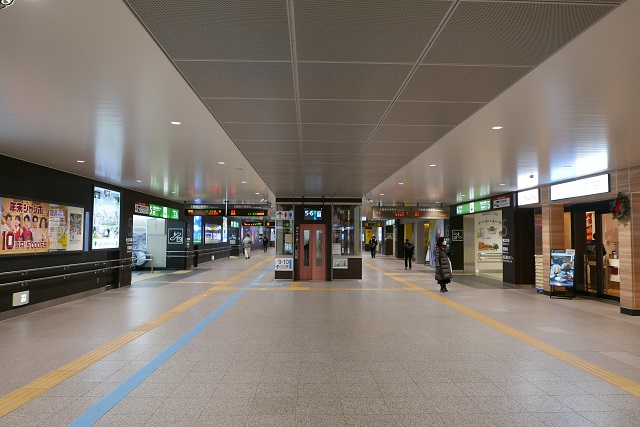 仙台駅中央改札内の写真