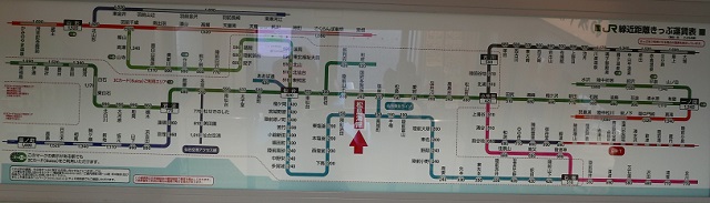 松島海岸駅の路線図