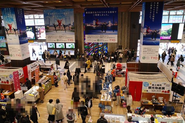 三陸物産店の催事場風景