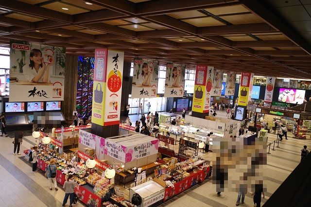 仙台駅中央改札前の9月のイベント状況写真