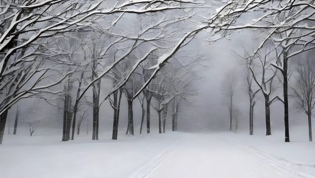 冬の雪景色の写真