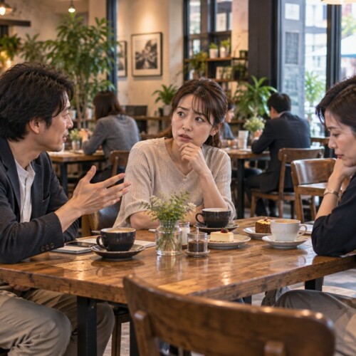 何気ない一言で会話の雰囲気が変わった男女