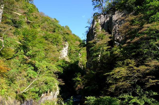 鳴子峡の夏の写真