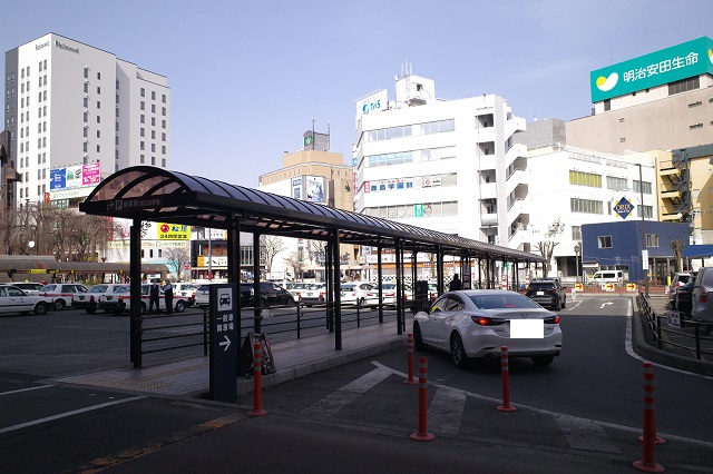 盛岡駅東口一般車乗降の写真