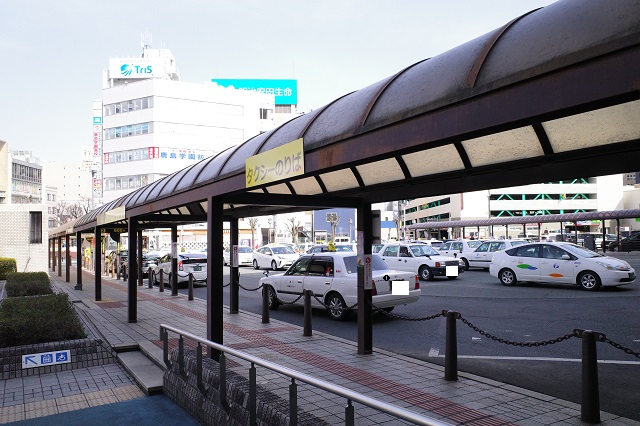 盛岡駅タクシー乗り場の写真