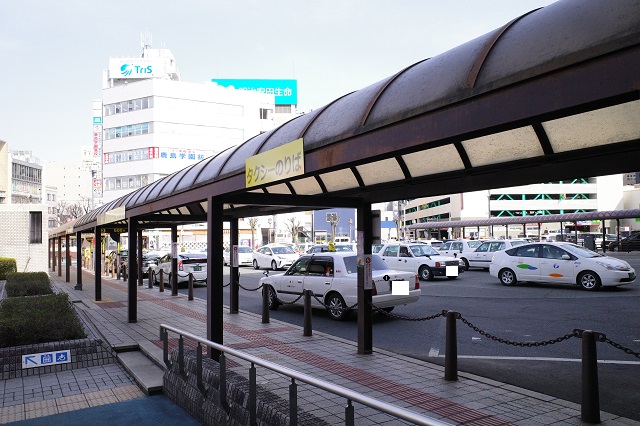 盛岡駅タクシー乗り場の写真
