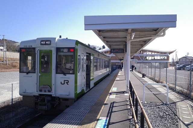 女川線の電車の写真