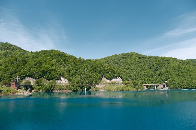 宝仙湖の風景写真