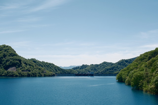 宝仙湖の風景写真