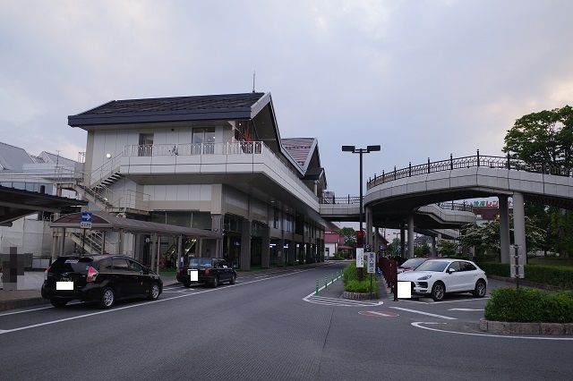 軽井沢駅の北口タクシー乗り場の写真