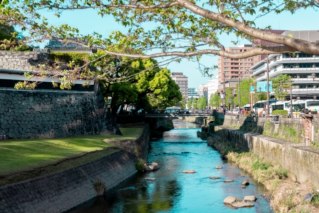 熊本城の風景写真