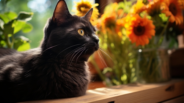 十八番の猫のイメージ写真